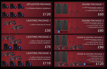 Party package hire