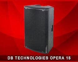 DB Technologies Opera 15 Speaker Hire