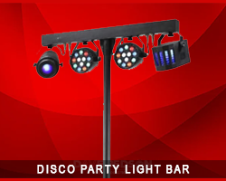 Disco party light hire
